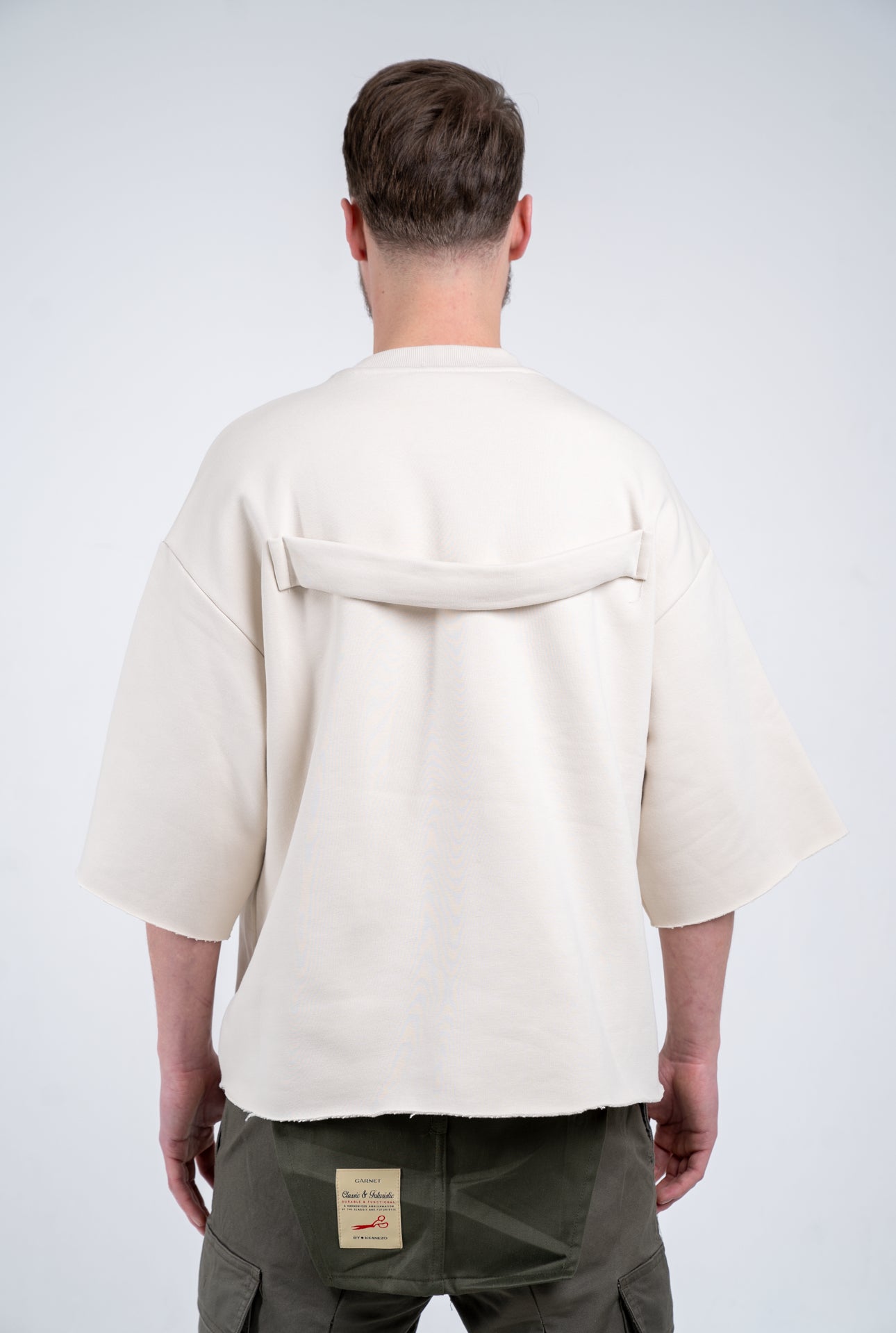 Half Sleeve Sweater - White Sand